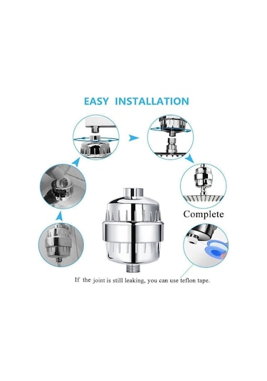 Mak Supply Duş Arıtma Filtresi Krom