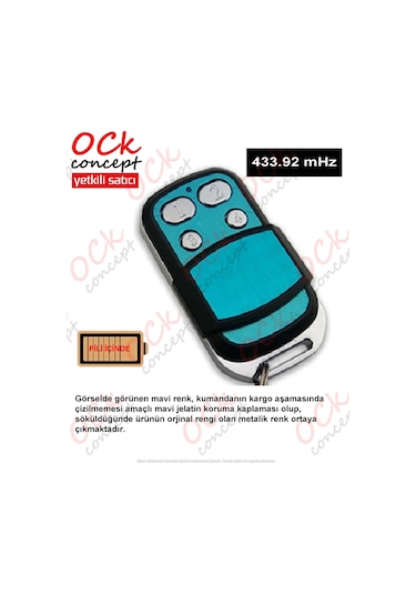 Akıllı Kopyalanabilir Kepenk Garajı, Otopark Kumandası Wicom Uk44