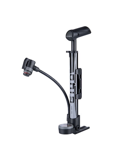 Yuntech01 Alüminyum 120psı Yüksek Basınçlı Bisiklet Pompa, Schrader-presta Valf, Canlı Basınç Göstergeli, Siyah, Taşınabilir Mini Stüdyo