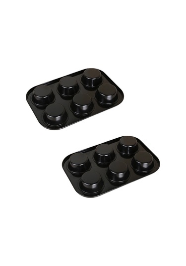 Gatherco Kek Kalıbı Muffin Kalıbı 6 Delikli Muffin Kabı Pişirme Kalıbı Kendin Yap Pişirme Kalıbı