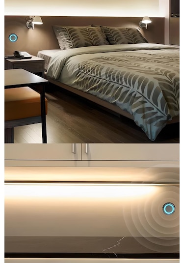 12-24v Dokunmatik Touch Dimmer Sensör Dedektörü Işık Kontrol Anahtarı Dolap Sensörü Mobilya Sensörü