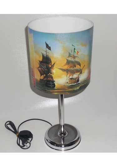 Tekay Aydınlatma Gemili Denizci Çocuk Odası Abajur