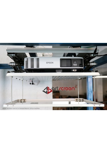 Artscreen 50X50 Cm Motorlu Kumandalı Projeksiyon Lift