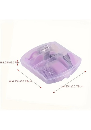 Gateesat Pembe 8 Parça Mini Ofis Seti - Bant Dispanseri Delgeç Zımba Çıkarıcı Makas Kalemlik Diğer