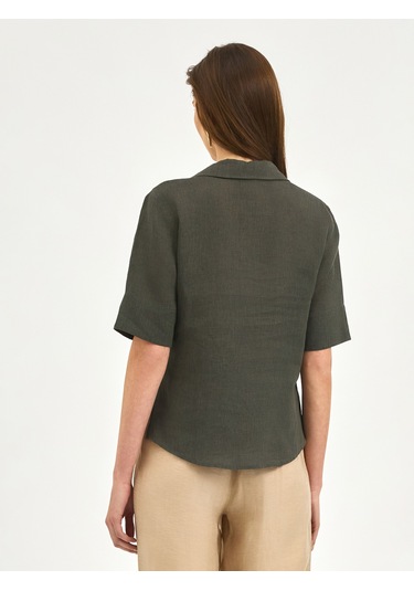 Karaca Kadın Regular Fıt Gömlek-haki 12.25s.04.017 Haki