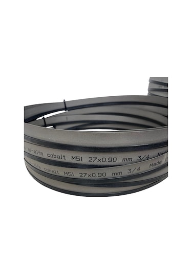 Röntgen 3,66x27x0,9 Bimetal Şerit Testere 3/4 Diş - M-51 Paslanmaz