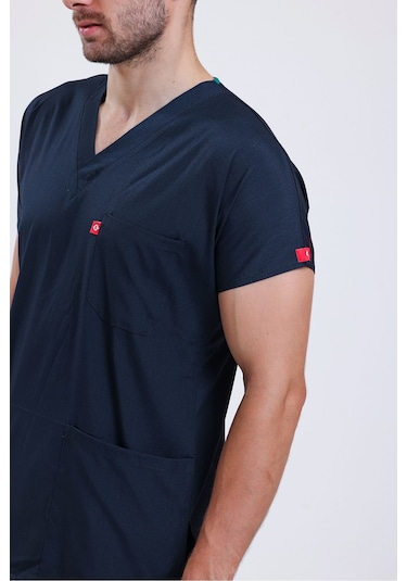 Likralı Üniforma Unisex Lacivert