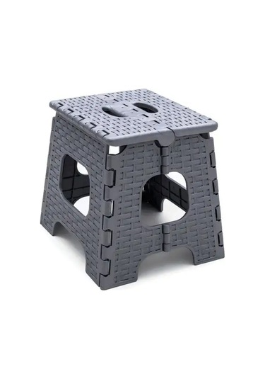 Flybuy Katlanabilir Küçük Tabure 148678084 Gri Pratik Mutfak Yardımcısı Gri