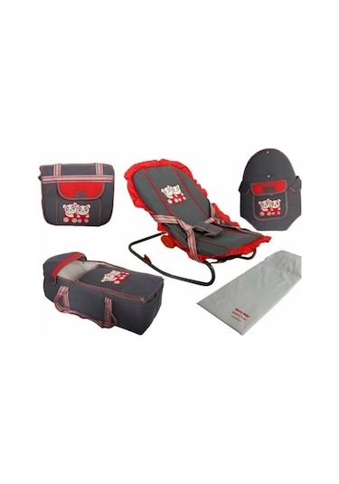Nenny Baby Portbebe + Çanta + Kanguru + Alt Açma Bezi + Anadizi Set 5'li