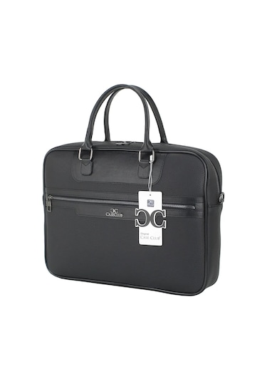 Case Club 2208 Evrak Çantası 15.6 İnç Laptop Bölmeli Omuz Askılı Busines Siyah