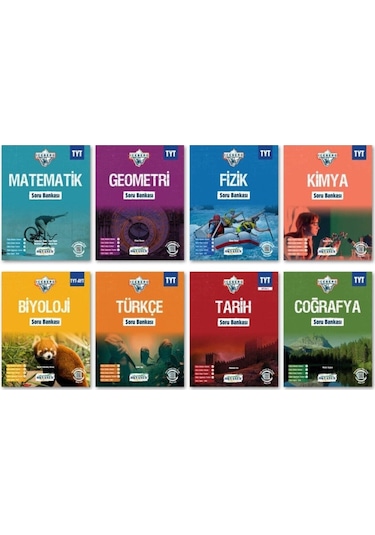 Tyt Iceberg Tüm Dersler Soru Bankası Full Set 8 Kitap