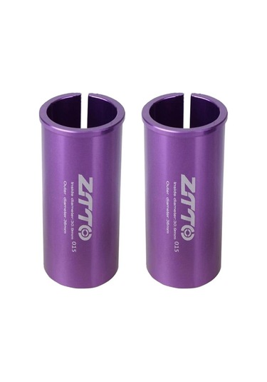 Sones 30,9-36 Mm 015 2 Adet Ztto Bisiklet Sele Borusu Dönüşüm Manşonu Redüktör Kapağı Mor