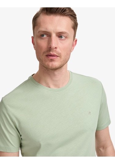 Pierre Cardin Erkek Çağla Tişört Basic 50325307-vr016 Yeşil