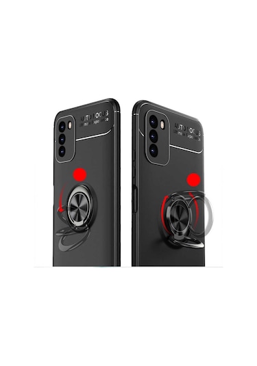 Xiaomi Poco M3 Kılıf Yüzüklü Magnetli Ravel Case