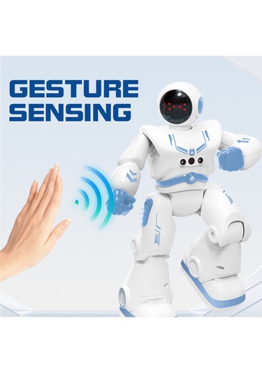 Uzaktan Kumandalı Şarjlı Sesli Işıklı Sensörlü Full Fonksiyon Robot Smart