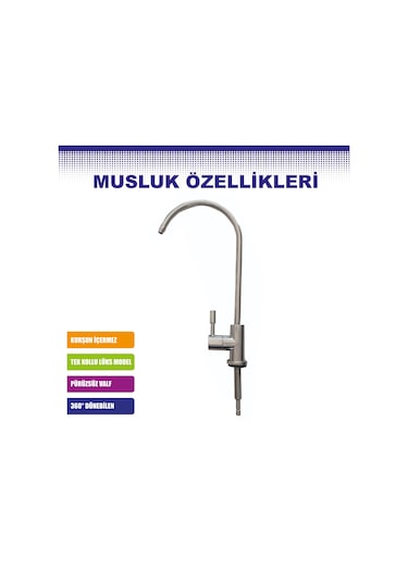 Savora 12 Aşamalı 8 Lt. Çelik Tanklı Kapalı Kasa Su Arıtma Cihazı Özel Sarım Membran Filtre