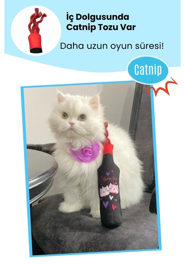 Miyav Meowine Catnipli Peluş Kedi Oyuncağı