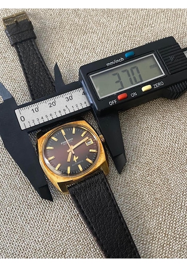 Pallas Adora 37 mm Deri Kordon Vintage Erkek Kol Saati 2. El