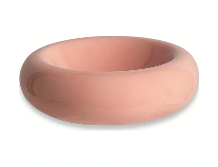 Elmpaly Ktlecl 6.1 İnç Seramik Pembe Kedi Kabı - Kusma Önleyici, Bıyık Yorgunluğu Ve Omurga Koruma