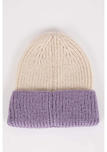 DeFacto Kadın Dokuma Etiketli Triko Bere A5635AX24WNPR46