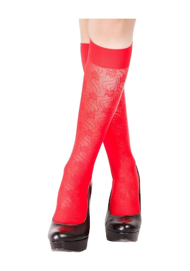 Doremi Desenli Dizaltı Çorap Tracy