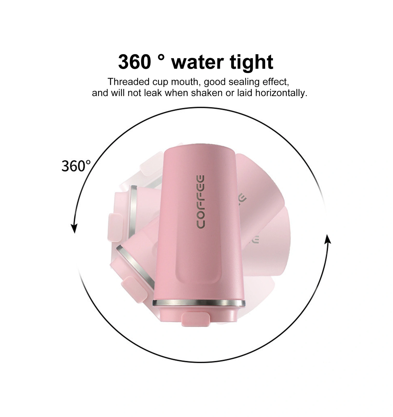 Lemestar 304 Paslanmaz Çelik İki Katlı Vakumlu Isı Saklama Bardak, Araçta Taşınabilir, Ev/ofis/seyahat Kullanıma Uygun, Yeşil, 510ml Siyah