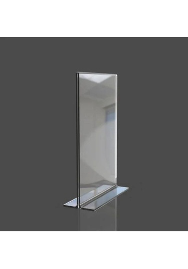 Go Matbaa T Tipi A4 Pleksi Föylük-Plex Broşürlük-10 lu Paket