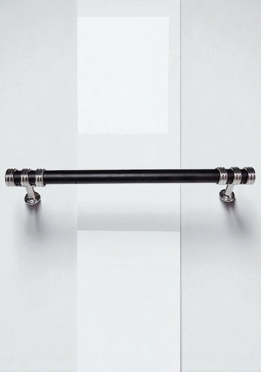 Nesli Alüminyum Metal Lüks Modern Mobilya Çekmece Mutfak Dolabı Kulpu Siyah-krom 160mm Siyah - Krom