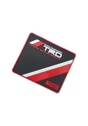 Kaydırmaz Silikonlu Ped Trd Motor Sports Desenli 19 Cm X 16,5 Cm