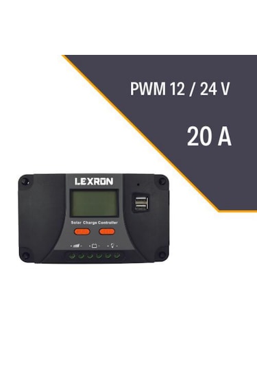 Lexron  20A Pwm Şarj Kontrol Cihazı