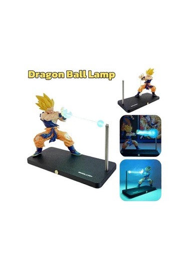 Dragon Ball Son Goku Kamehameha Gece Lambası Detaylı Dinamik Masa Dekorasyonu Hediye Koleksiyonları İçin Mükemmel - Xin Çok Renkli