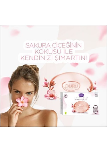 Duru Hydro Pure Sakura Çiçeği Şeffaf Bakım Sabunu 4'lü Paket