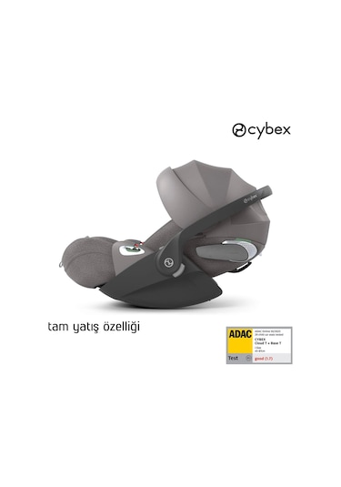 Cybex Cloud T Isize Plus Adac Ödüllü Tam Yatışlı Bebek Puset Ana Kucağı 0-13 Kg