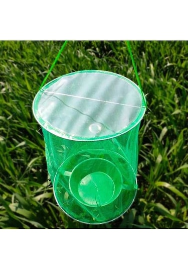 Fortunelane Katlanabilir Askılı Sinek Tuzağı - Dış Mekan İçin Dayanıklı, Yeniden Kullanılabilir, Etkili Sinek Yok Edici Demir Tel