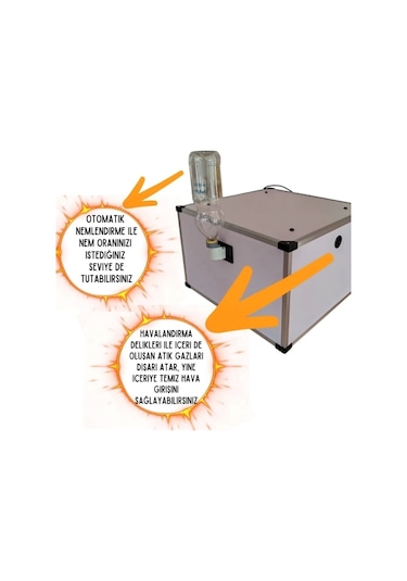 Kaz Kulucka Kabin Tip 196 Tavuk Yumurta Kapasiteli Kuluçka Makinesi