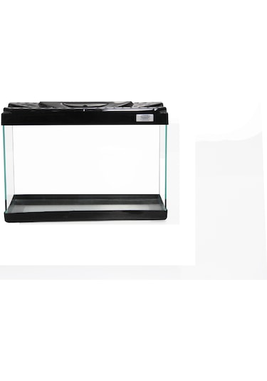 Kanki Pet KP3018 Renkli Kapak Mini Akvaryum Siyah 30 CM