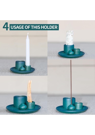 Ximistore9 El Yapımı Çok Amaçlı Seramik Tütsü Standı - Meditasyon Ve Temizlik İçin Mavi Kül Tutucu