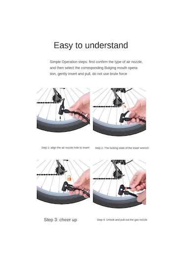 Bisiklet Pompası Top Şişirme Araba El Hava Pompa İğne Hediyeli