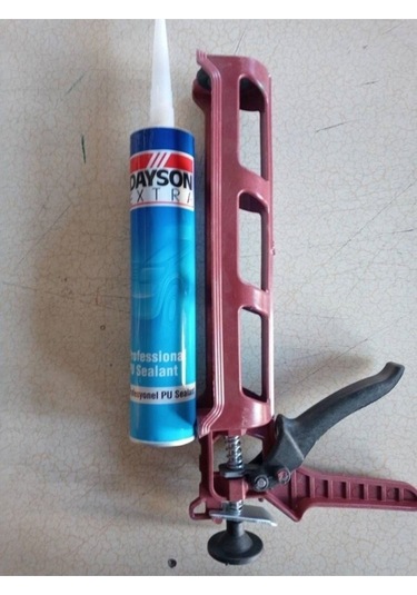 Plastik Silikon Tabancası + Dayson Siyah 280 Ml Pu Silikon