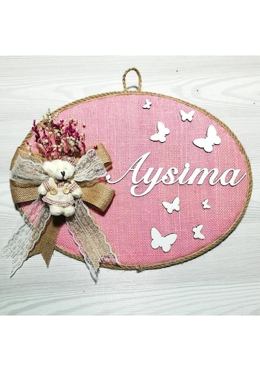 Loradavet Lora Davet Kız Bebek Odası Kapı Süsü, Hastane Kapı Süsü, Duvar Sü (529645646) Çok Renkli