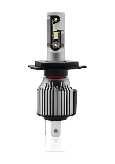 Xindoker Led Far Ampulü A6 H4/9003 120w 6500k 12000lm Ip68 Su Geçirmez 10-32v Uçak Alüminyum Çift Paket