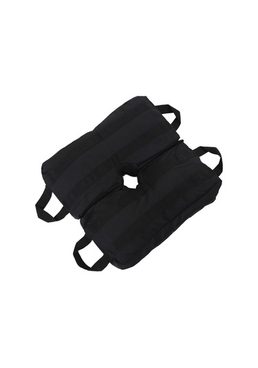 Wezone Dış Mekan Şemsiyesi Sabitleyici Sandık, 900d Oxford Kumaş, Bölünebilir Tasarım, Yağmur Ve Hava Dayanıklı, 45x45cm Kare Desenli Ağırlık Torbası