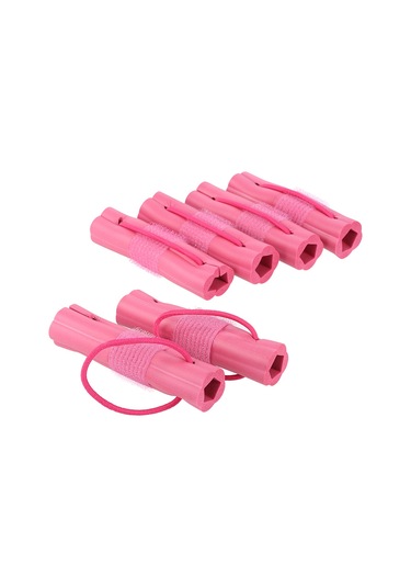 Teltree 6 Adet Yumuşak Saç Kıvırma Rulosu - Uyurken Kullanılabilir, Zararsız Dıy Saç Şekillendirme Aracı