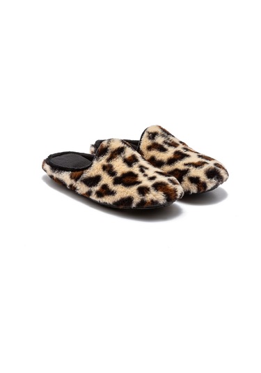 Twigy Leopar Kadın Peluş Ev Terliği Bej 37/41 Bej Leopar Twigy Leopar Kadın Peluş Ev Terliği Bej 37/41 Bej Leopar