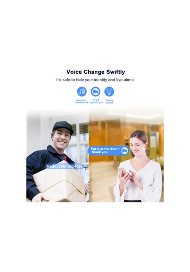 Tenfowee Akıllı Wifi Zili - Uzak Video Konuşma, Hd İki Yönlü Görüntü, 125 Geniş Açı, İçinli Batarya Ve Zil Alıcısı