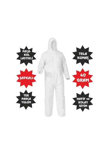 Tek Kullanımlık Lamineli Tulum