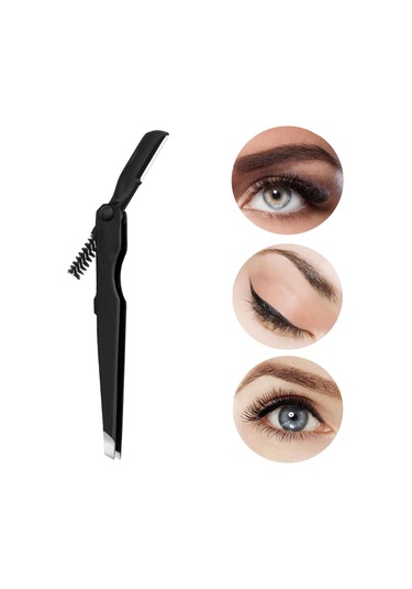 Dolıty Kaş Cımbızı Paslanmaz Alet 4mm Düz Uçlu Cımbız Siyah