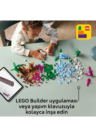 LEGO® Classic Yaratıcı Dinozorlar 11041 - 5 Yaş ve Üzeri Çocuklar için Hayal Gücünü Geliştiren Yaratıcı Oyuncak Yapım Seti (450 Parça)