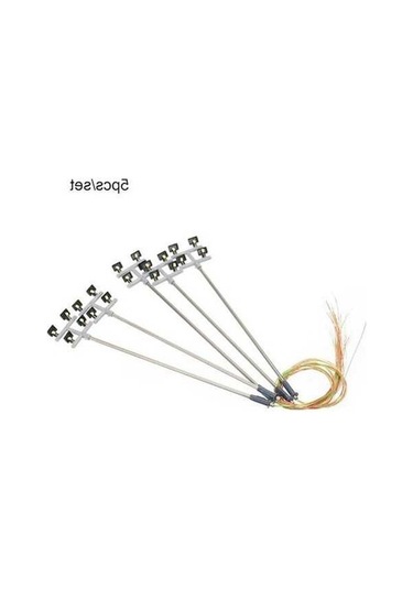 Fastbuy 5 Adet 1:100 Ölçekli Sokak Lambası - Tren Ve Bahçe Projeleri İçin Led, 115mm Diğer