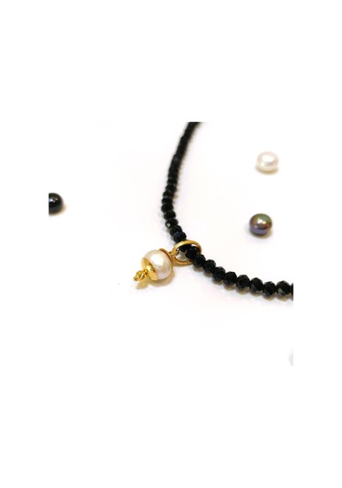 Altın Ürünler 9 MM Antik İnci Taşlı Kolye Ucu